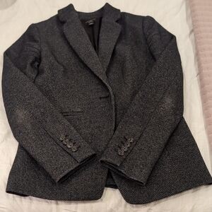 Ann Taylor Charcoal Gray Blazer